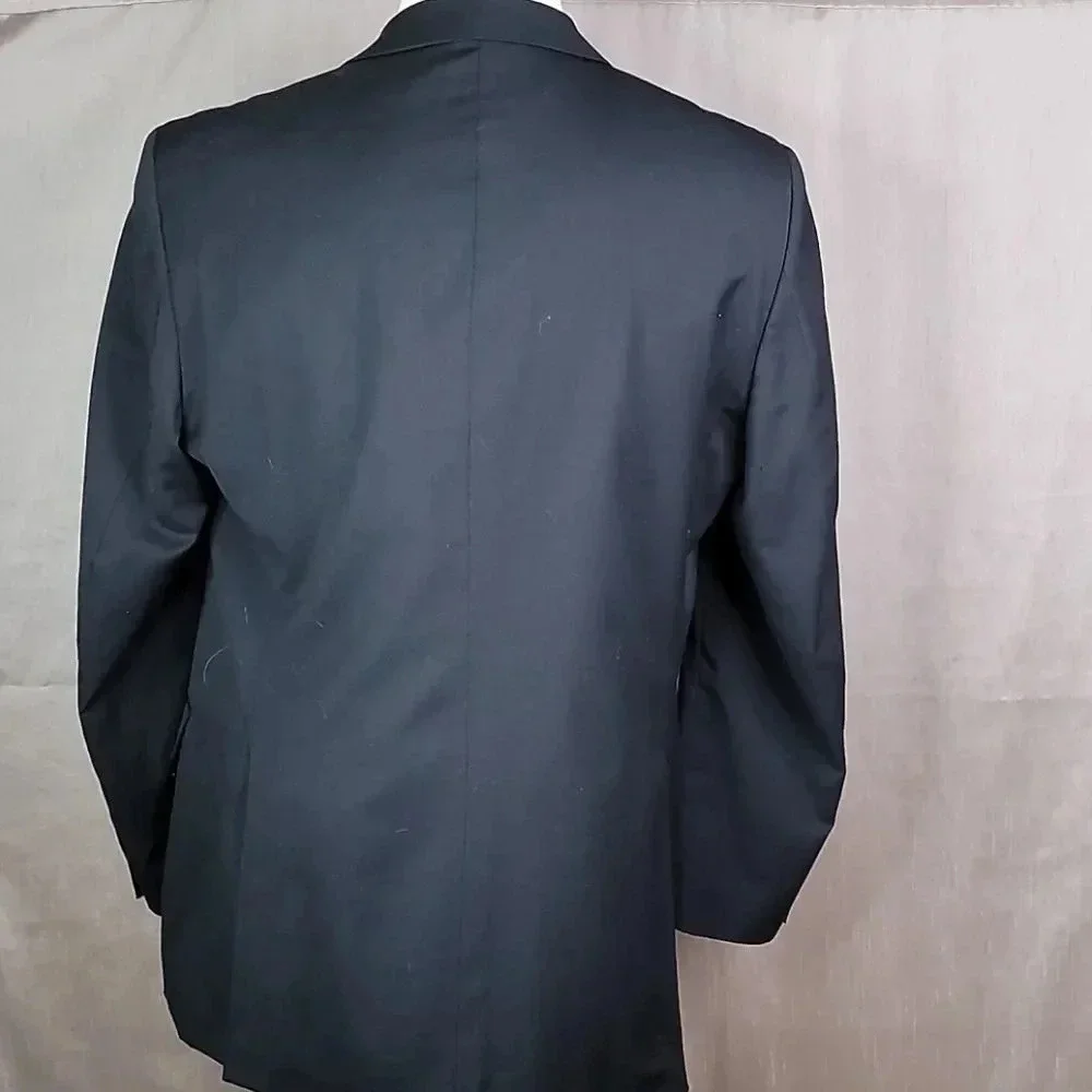 PETROCELLI‎ Wool Black Suit Coat 46XL
